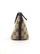 Gucci Brown Monogram Canvas Small Boat Bag