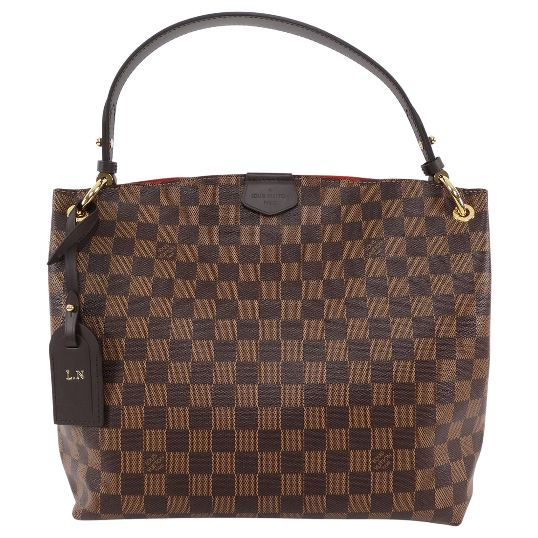 Louis Vuitton Brown Damier Ebene Graceful Shoulder Bag PM