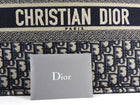 Dior Navy Blue Oblique Canvas Medium Book Tote Bag 2019