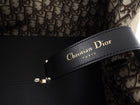 Dior Taupe Black Large Toujours Oblique Nylon Eiffel Tower Large Tote Bag