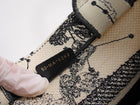 Dior Black Ivory Toile de Jouy Zodiac Canvas Small Book Tote Bag