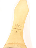 Dior 21P Rose Blush Patent Leather Silhouette Stiletto Heel Pumps - 39