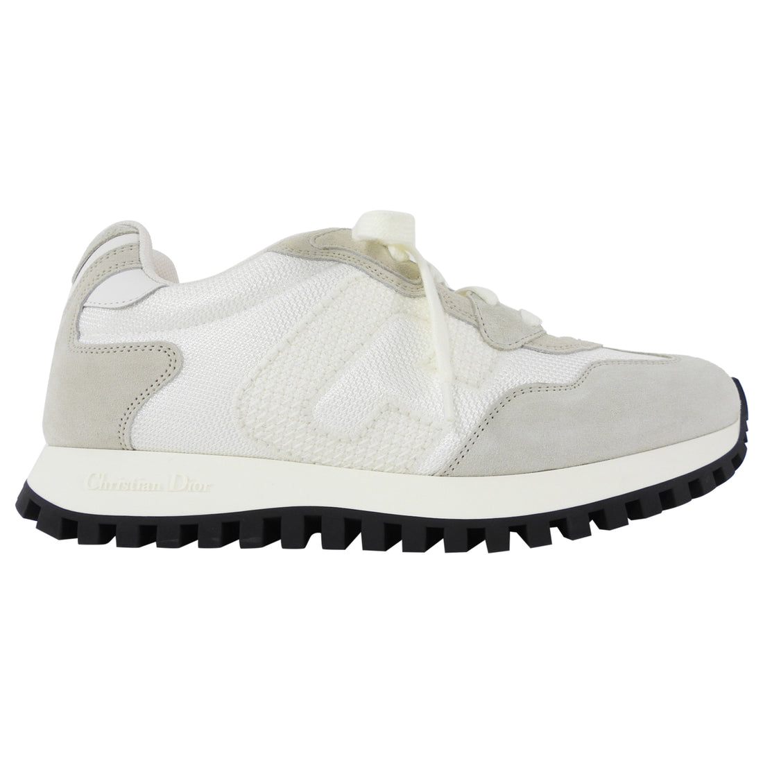Dior C'est Dior Technical Mesh Suede Sneaker Grey & White - 39.5