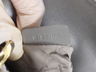 Christian Dior Mini Cannage Quilted Pearly Dove Grey Lady Dior Bag