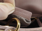 Christian Dior Mini Cannage Quilted Pearly Pale Nude Pink Lady Dior Bag