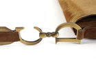Christian Dior Brown x Galliano Vintage 2002 Suede Pony Hide Large Saddle Bag