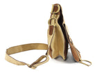 Christian Dior Brown x Galliano Vintage 2002 Suede Pony Hide Large Saddle Bag
