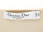 Christian Dior Gold Vintage Lurex Jersey Pleat Tank Top - FR 36 / 4
