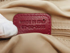 Dior 2005 Vintage Street Chic Red Tan Oblique Canvas Diorissimo Boston Bag
