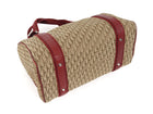 Dior 2005 Vintage Street Chic Red Tan Oblique Canvas Diorissimo Boston Bag