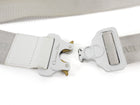 Christian Dior Homme x Daniel Arsham 2020 White Grained Calfskin Newspaper Print Saddle Bag