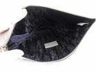 Christian Dior Homme x Daniel Arsham 2020 White Grained Calfskin Newspaper Print Saddle Bag
