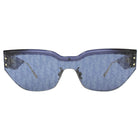 Dior Blue DiorClub M3U Oblique Lens Cat Eye Sunglasses