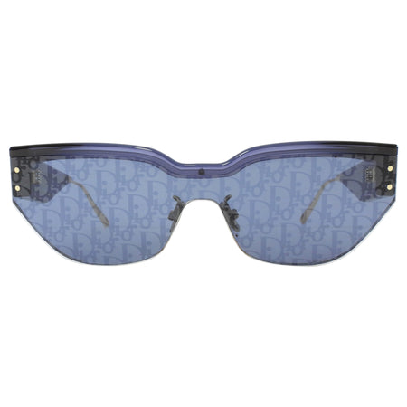Dior Blue DiorClub M3U Oblique Lens Cat Eye Sunglasses