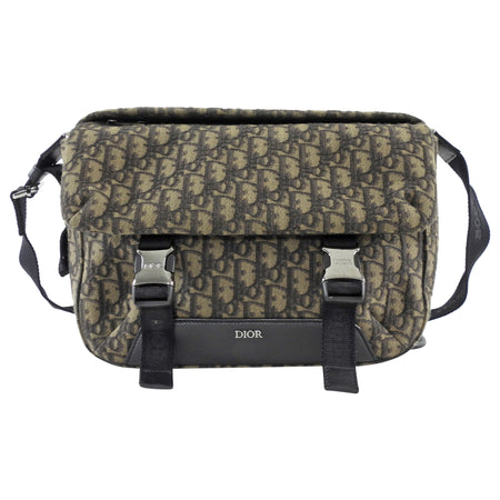 Christian Dior Explorer Brown Oblique Canvas Messenger Bag