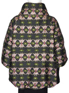 Double J  Floral Jacquard and Nylon Reversible Padded Bomber Jacket - S