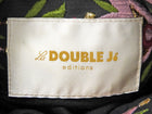 Double J  Floral Jacquard and Nylon Reversible Padded Bomber Jacket - S