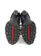 DSQUARED2 Black Canada Hiking Heeled Ankle Boots - 37