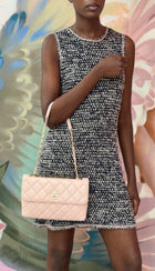 Chanel Pink Quilted Leather Trendy CC Medium Flap Bag