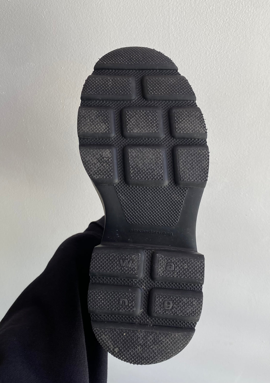 Alexander Wang Black Rubber Carter Boot