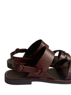 Celine Brown Leather Lerins Sandals  - 40