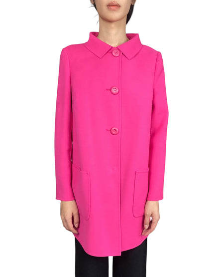 Prada Hot Pink Car Coat - US 6