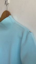 Sportmax Blue Stretch Tee - L