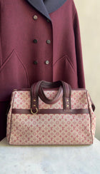 Louis Vuitton Burgundy Monogram Mini Lin Josephine Tote Bag GM