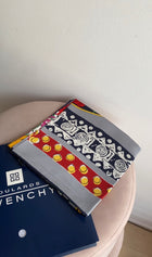 Givenchy Vintage 1990's Multicolor Floral Silk Scarf 90cm