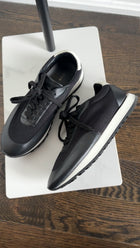 The Row Black and White Owen Sneakers - 37