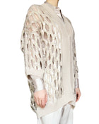 Brunello Cucinelli Knit Sequin Cutout Cardigan - IT 44 / US 8