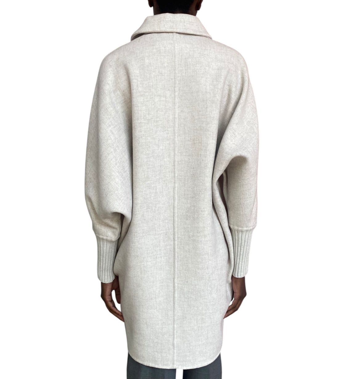 Brunello Cucinelli Beige Monili Embellished Hand-Finished Cashmere Coat - 38 / US 2-6