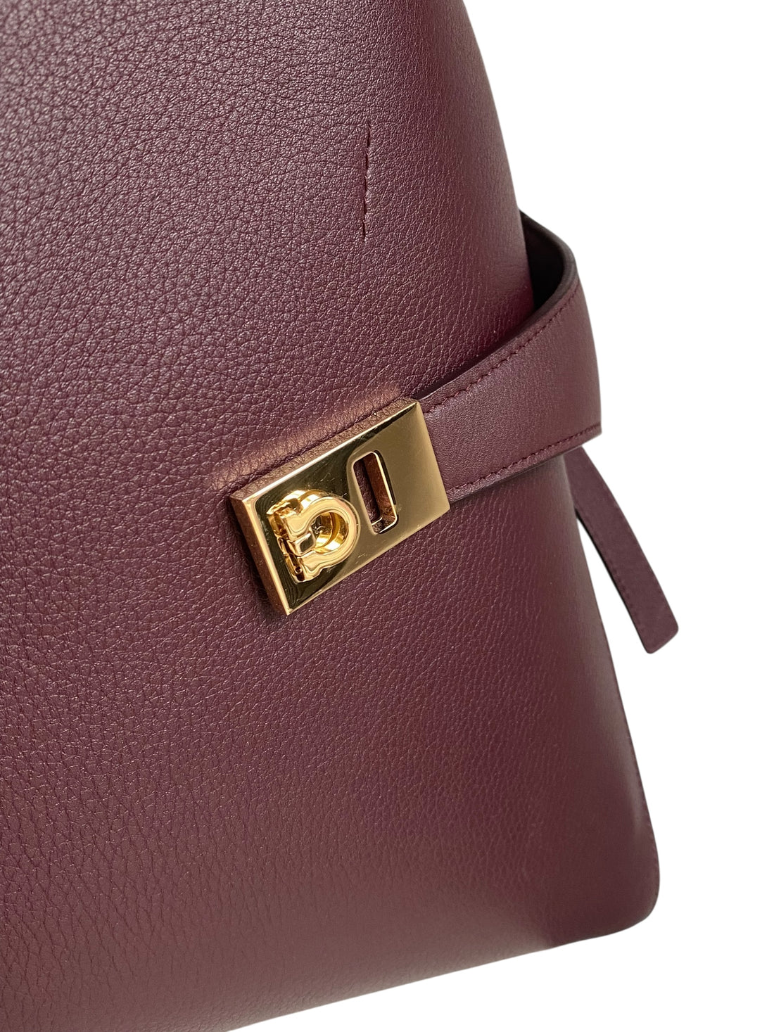 Ferragamo Dark Baloro Large Hug Bag