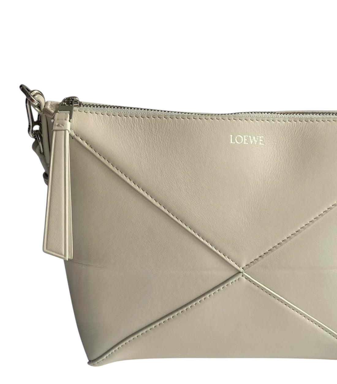 Loewe Ivory Puzzle Fold Shoulder Bag
