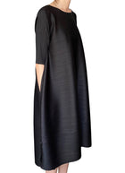 Issey Miyake Pleats Please Black Panelled Dress - JP 3