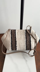 Brunello Cucinelli Woven Stripe Clutch Bag