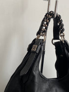 Givenchy Eclipse Black Leather Hobo Bag