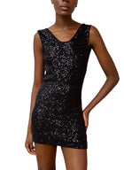 Saint Laurent Sequin Low Back Mini Dress - XS / US 2-6