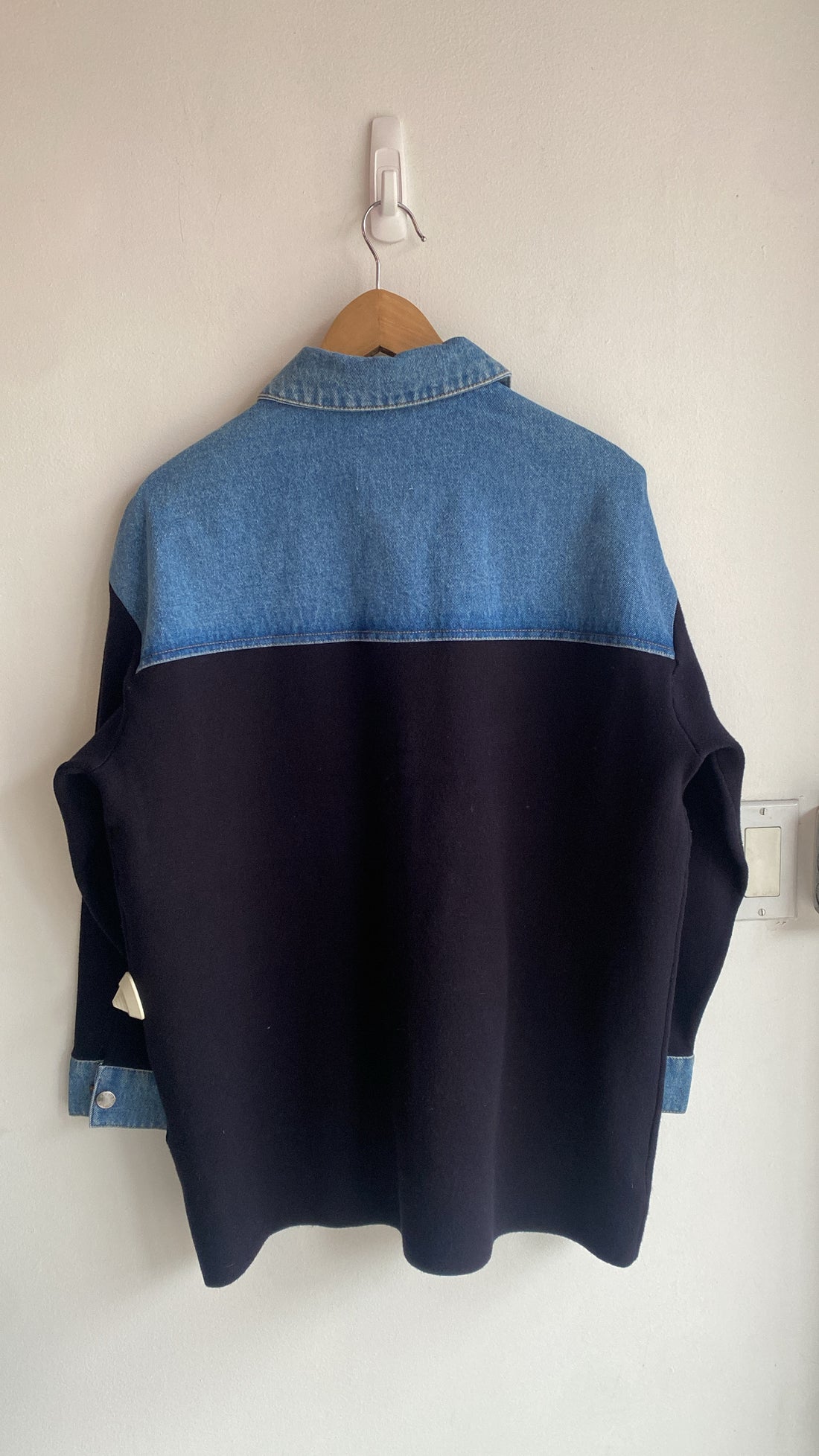 Sandro Denim Combo Jacket