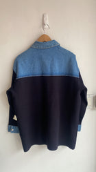 Sandro Denim Combo Jacket