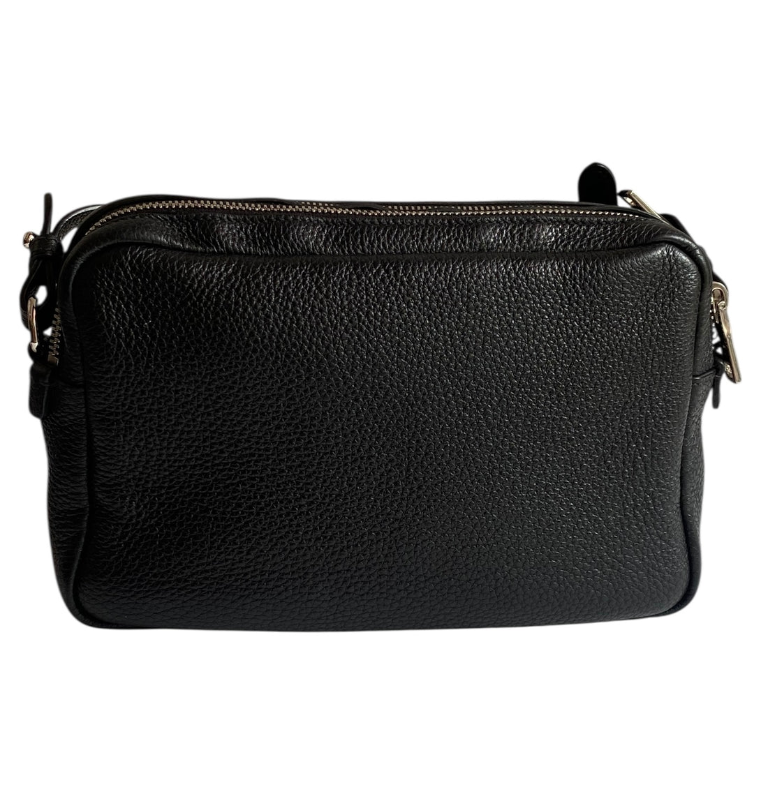 Prada Black Daino Leather Crossbody Camera Bag