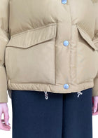 Prada Beige Re-Nylon Puffer Jacket - 36 / US 4