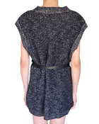 Louis Vuitton 2023 Grey Knit Wool Shift Mini Dress - S