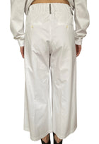 Brunello Cucinelli White Monili Wide Leg Jogger - L