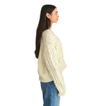 Jenni Kayne Ivory Cable Cardigan - S