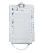Dior x Daniel Arsham Homme SS20 Newsprint Grained Calfskin Phone Pouch