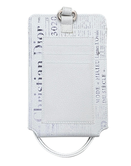Dior x Daniel Arsham Homme SS20 Newsprint Grained Calfskin Phone Pouch