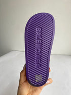 Balenciaga Purple Logo Slides - 37