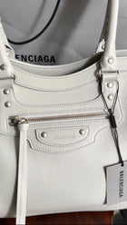 Balenciaga Large Dove Grey Leather Neo Classic Large City Travel Bag