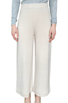 Iris Von Arnim Beige Cashmere Wide Leg Trousers - S / US 4-6
